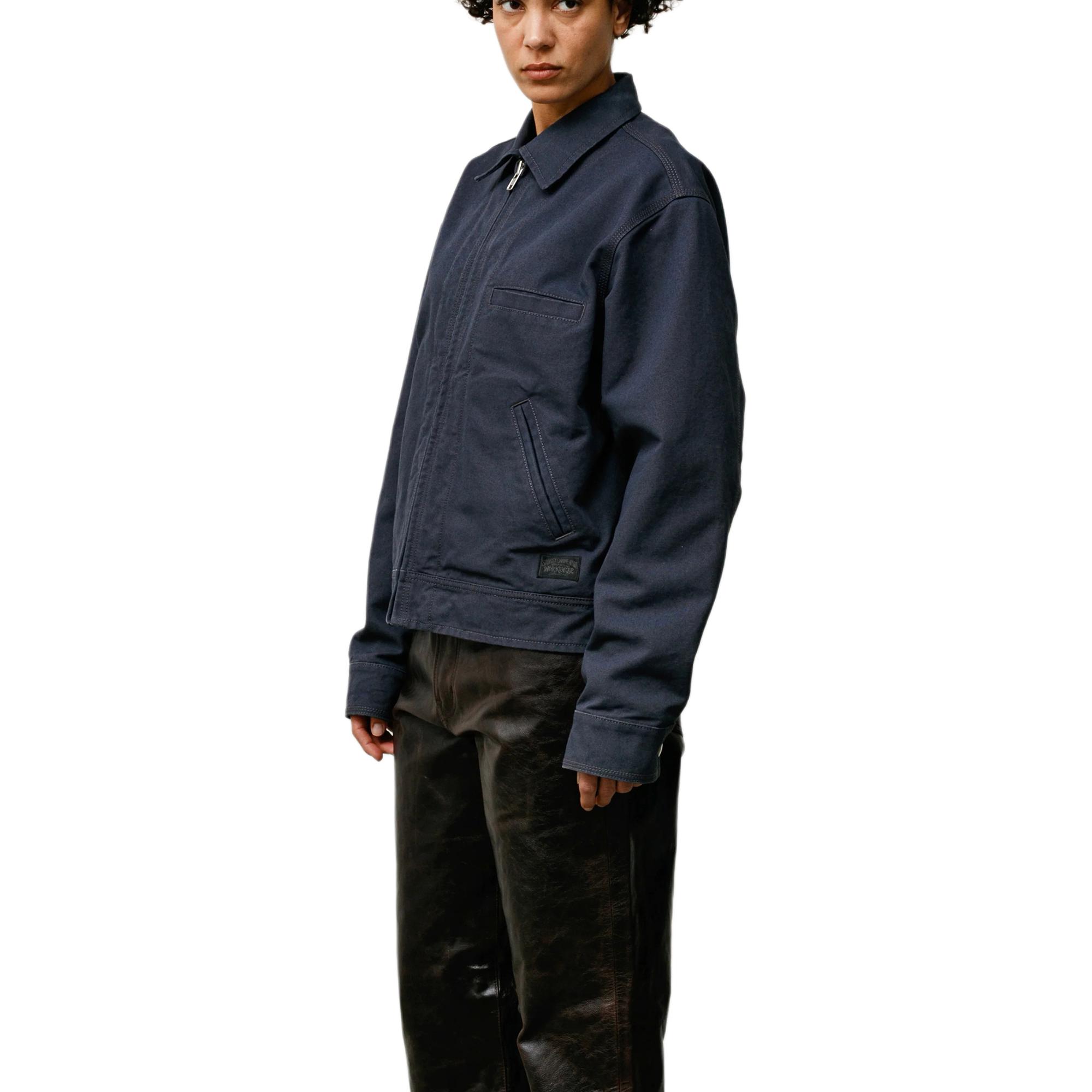 Куртка Stussy SS26 Work Jacket Collared (коричневая) — фото 5