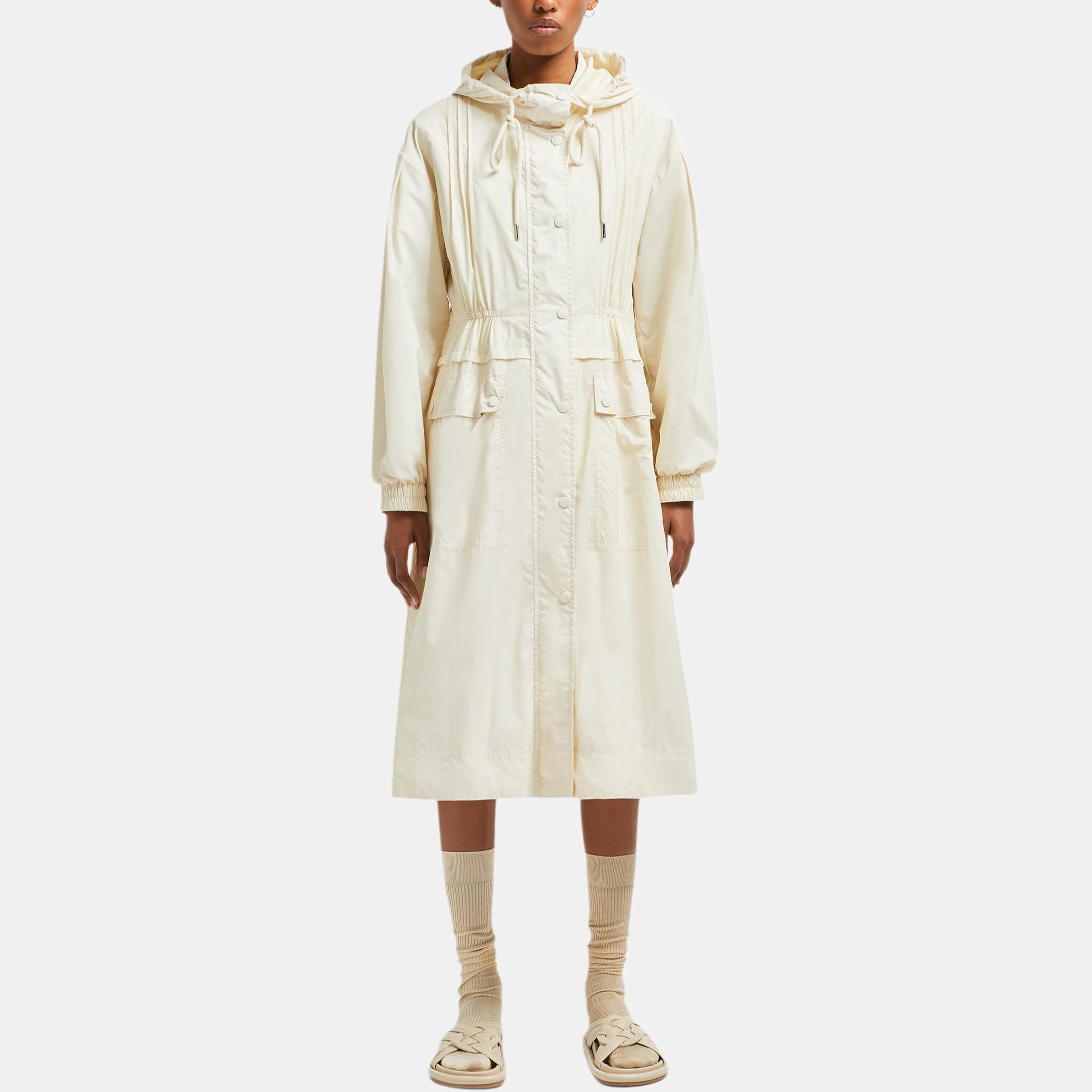Женская куртка Moncler (белая) — фото 4