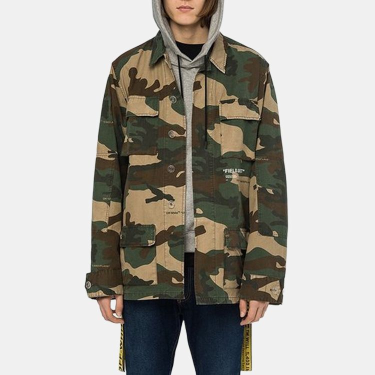 Мужская куртка OFF-WHITE Multi-Pocket (камуфляжная) — фото 3