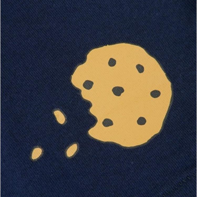 Футболка UNIQLO x Kaws x Sesame Street (темно-синяя) — фото 4