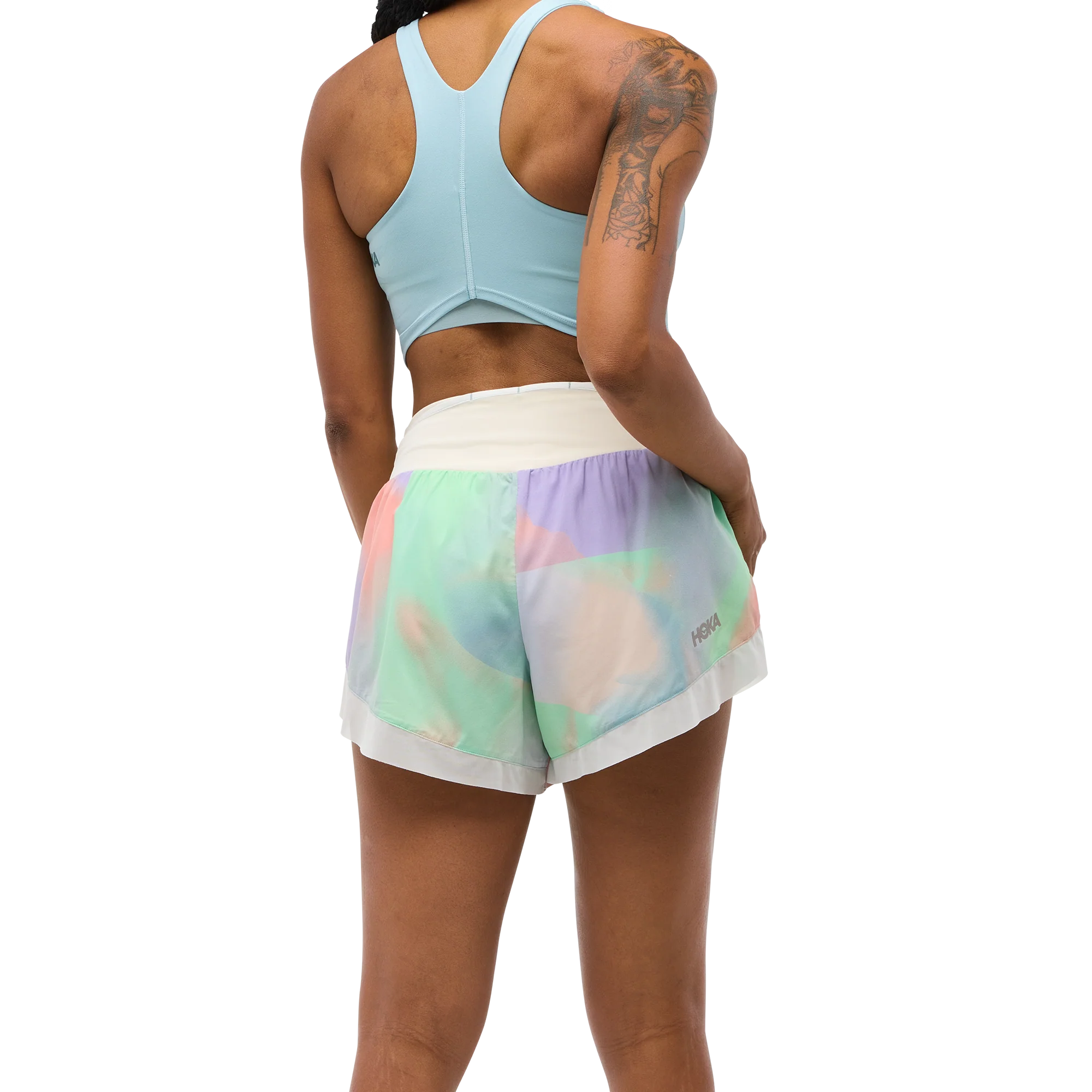 HOKA ONE ONE Sports Shorts Women’s Bauhinia Print