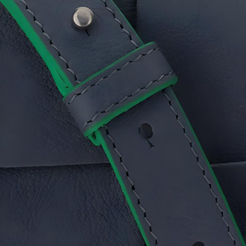 Мужская сумка Bottega Veneta (ланжерон-синяя) — фото 4