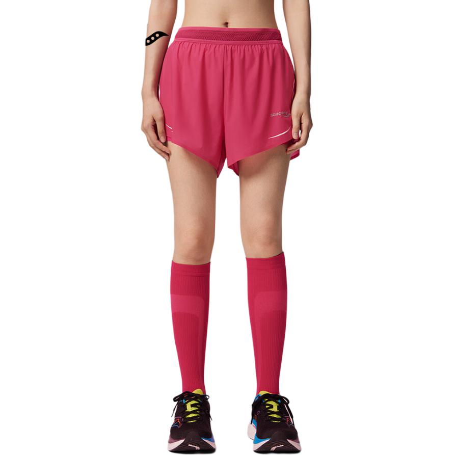 Saucony Sports Shorts Women’s Lilac Red