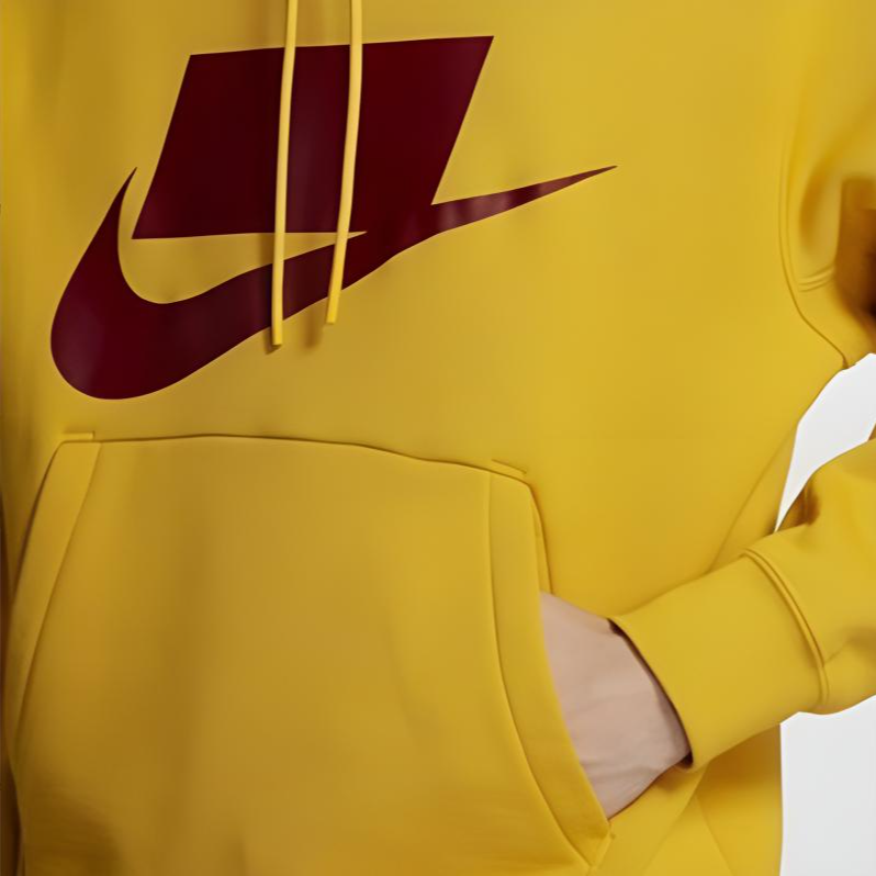 Мужское худи Nike Hoodie (горчичное) — фото 3