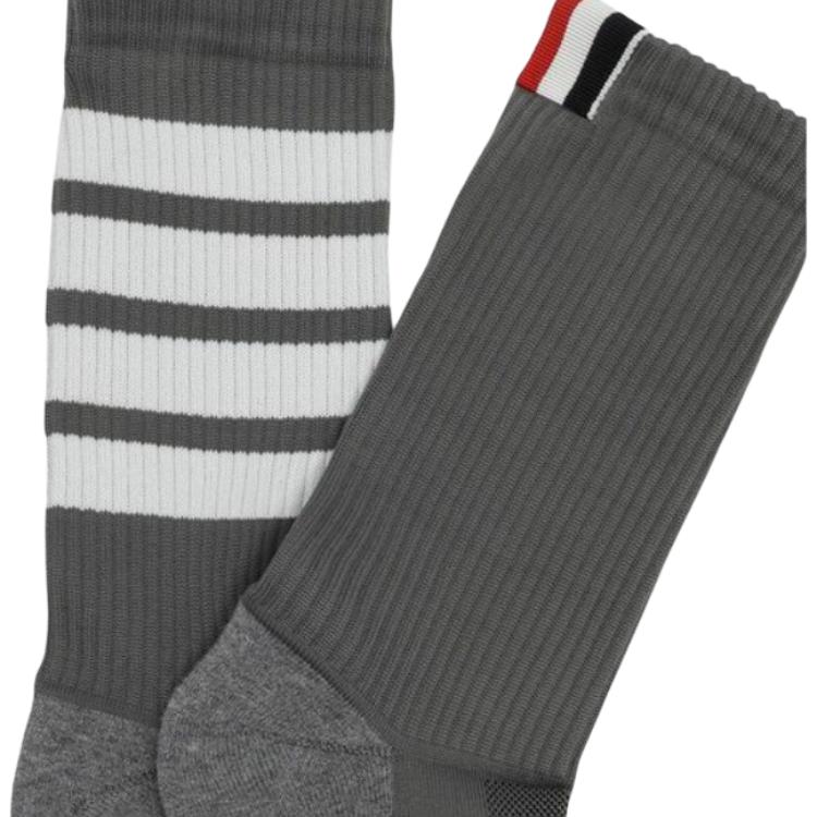 THOM BROWNE· Crew Socks Women’s 1 Pack Gray