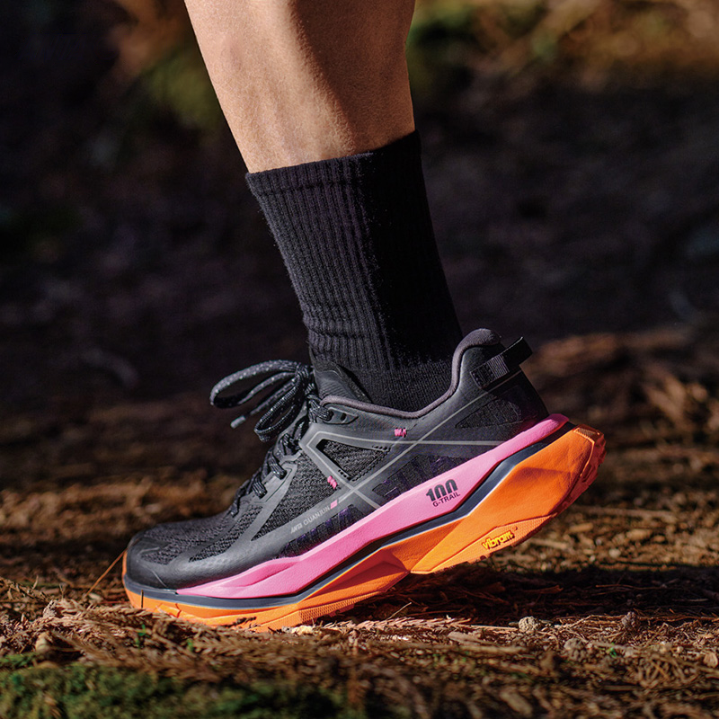 Anta Comfortable And Breathable Cushioning, Wear Resistant Low top Running Shoes Women’s Black Pink