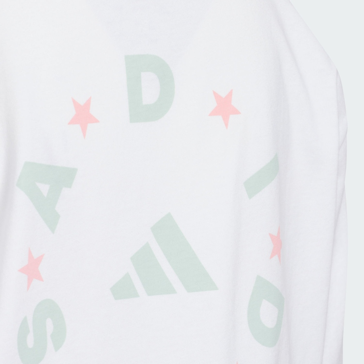 Детская футболка adidas (белая) — фото 3