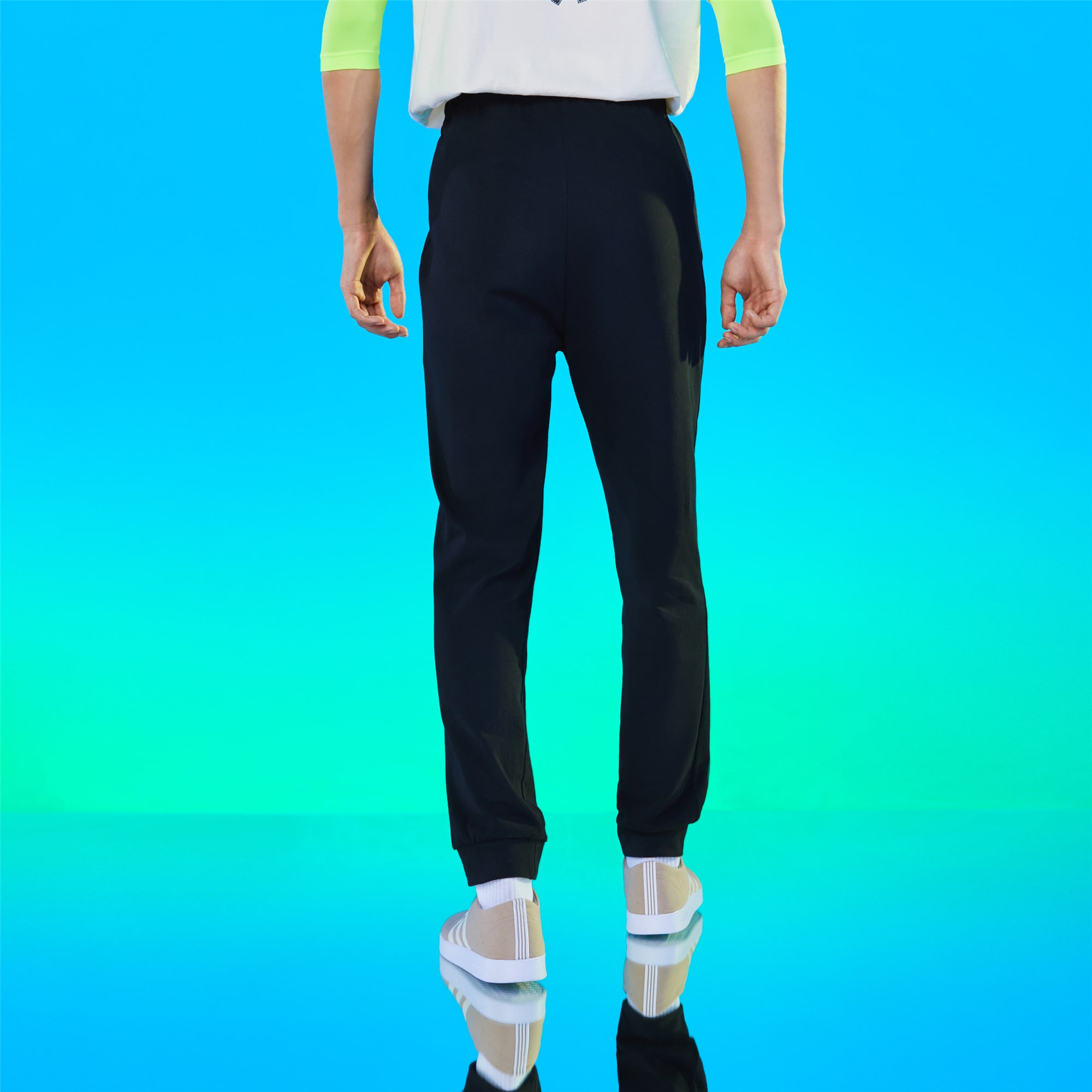 Мужские штаны adidas neo M Bs Tp (черные) — фото 3