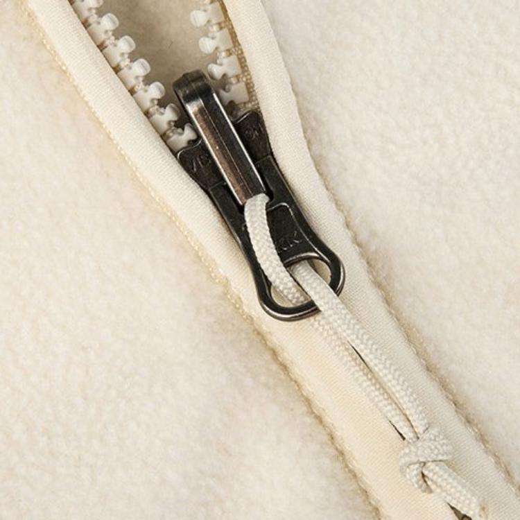 THE NORTH FACE Fleece Tops Women’s White Stand Collar Moderate Other
