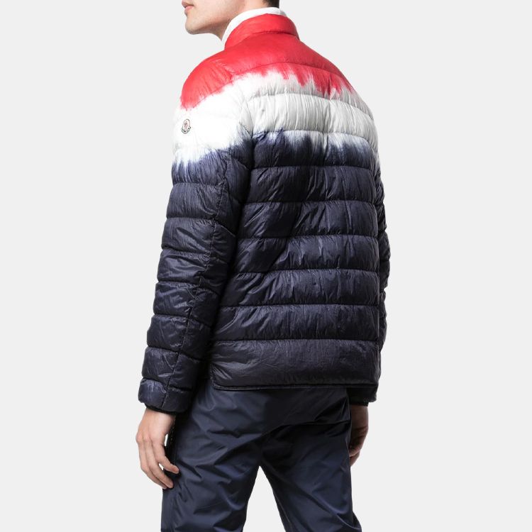 Мужские куртка Moncler (темно-синяя) — фото 3