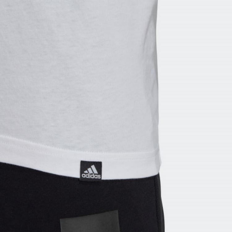 Мужская футболка adidas Tarot Bos M (белая) — фото 5