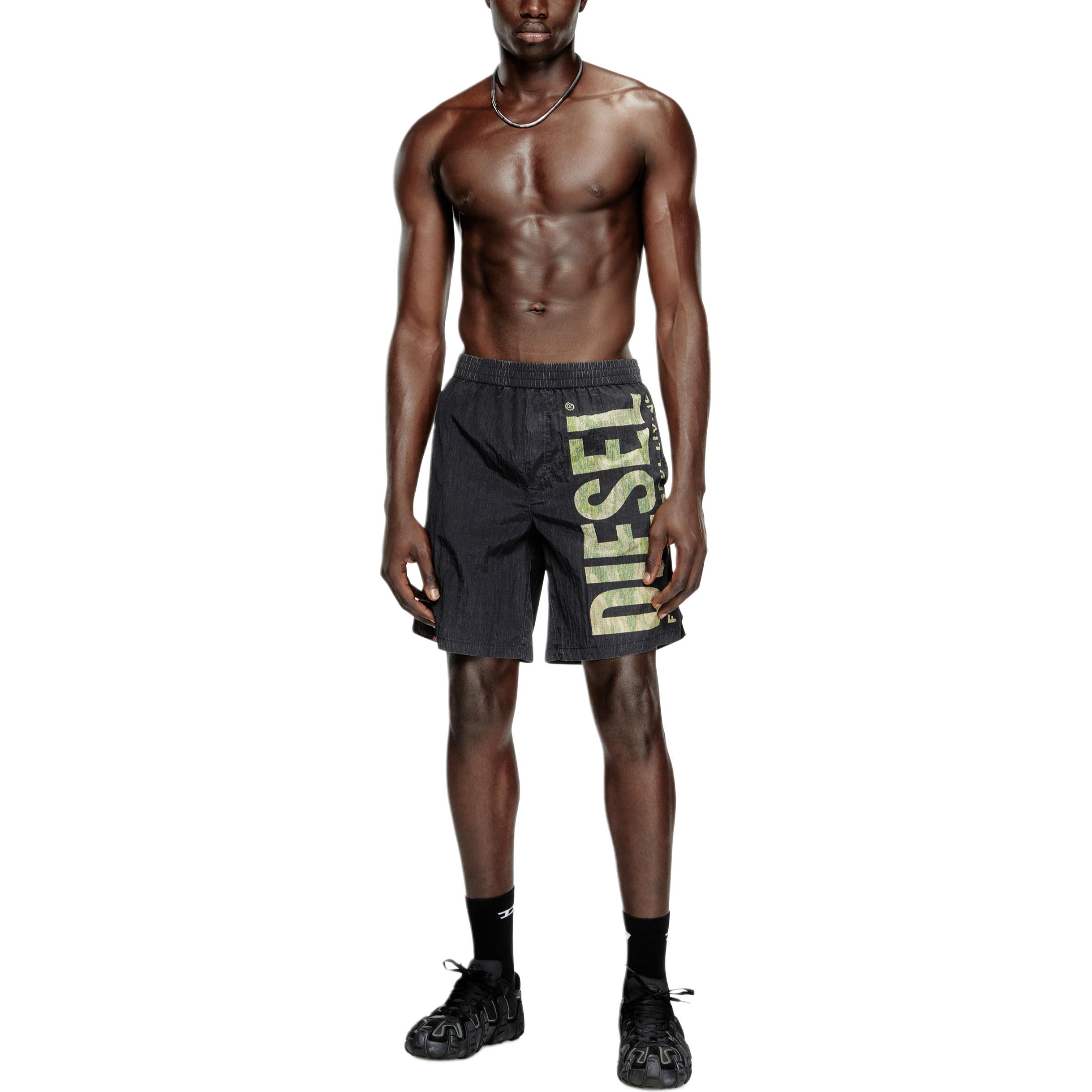 DIESEL Powel Logo print Swim Shorts