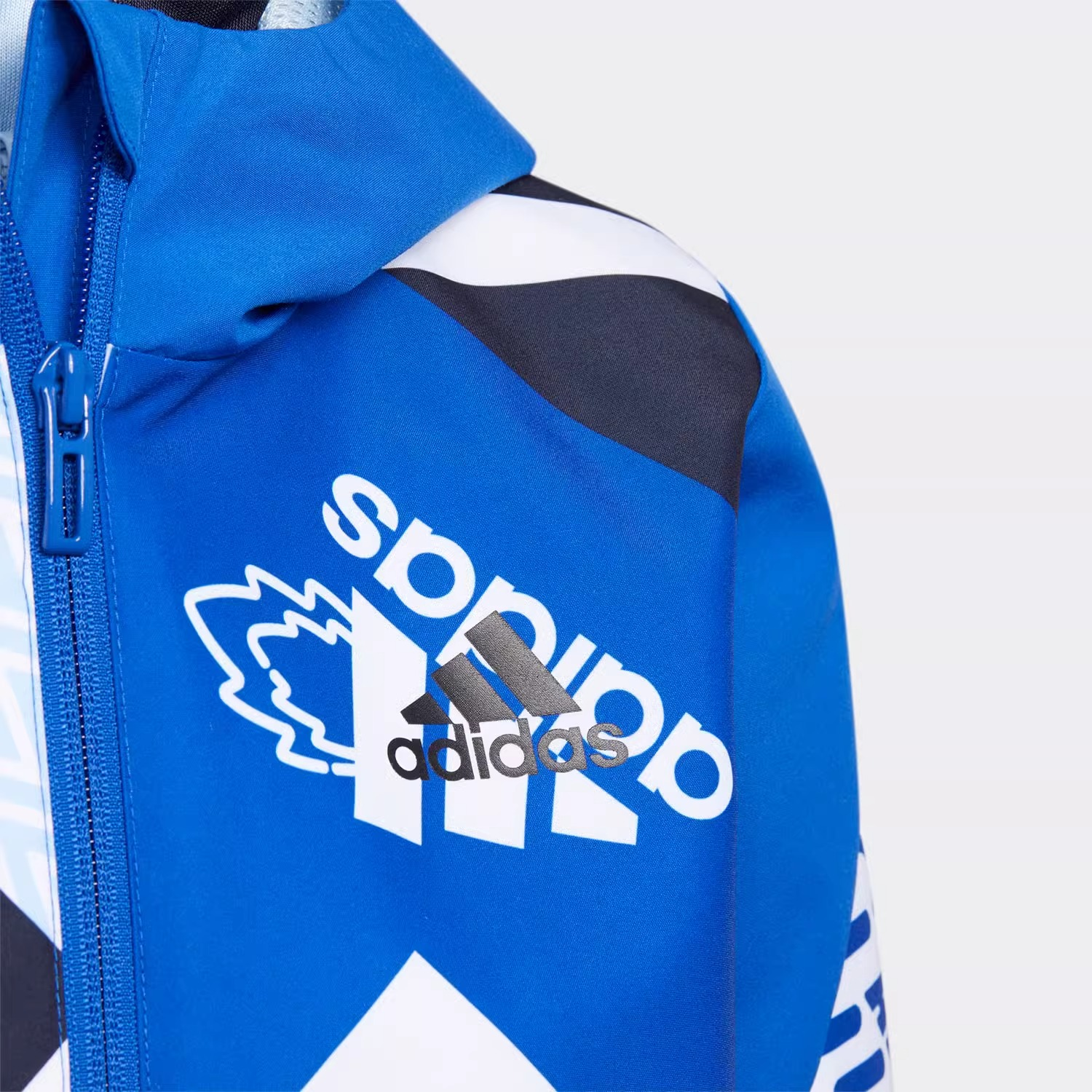Куртка adidas (синяя) — фото 4