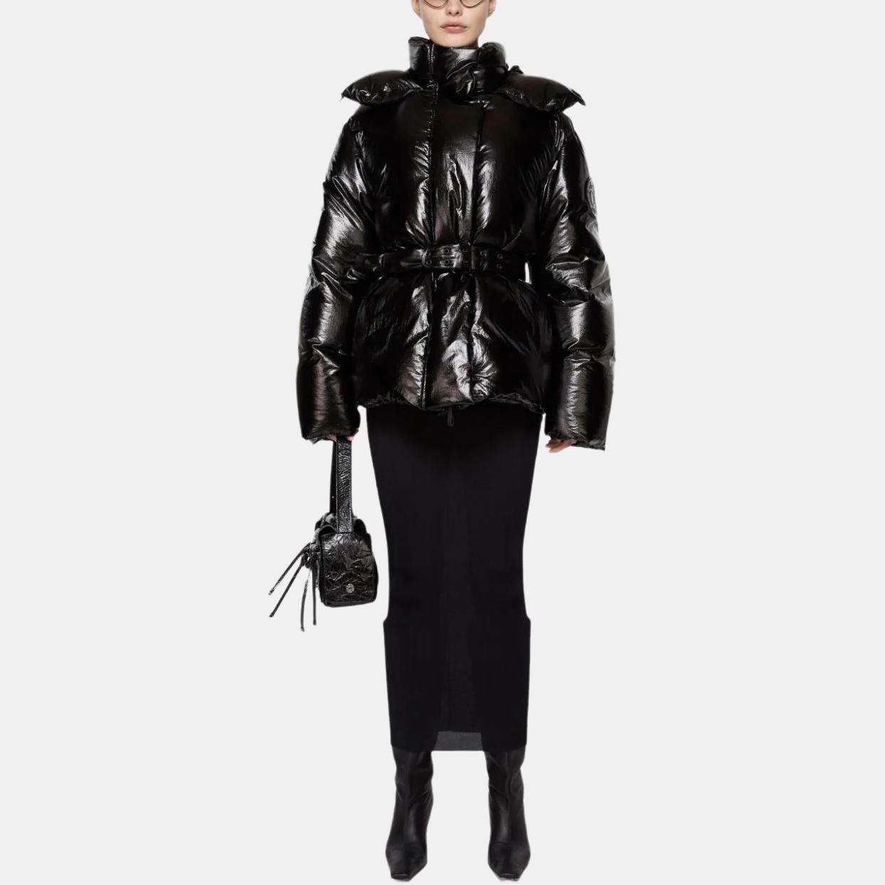 Женская куртка Acne Studios FW24 (черная) — фото 2