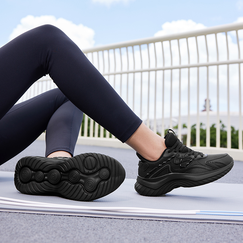 361° Cushioning Slip Resistant Low top Running Shoes Women’s Black