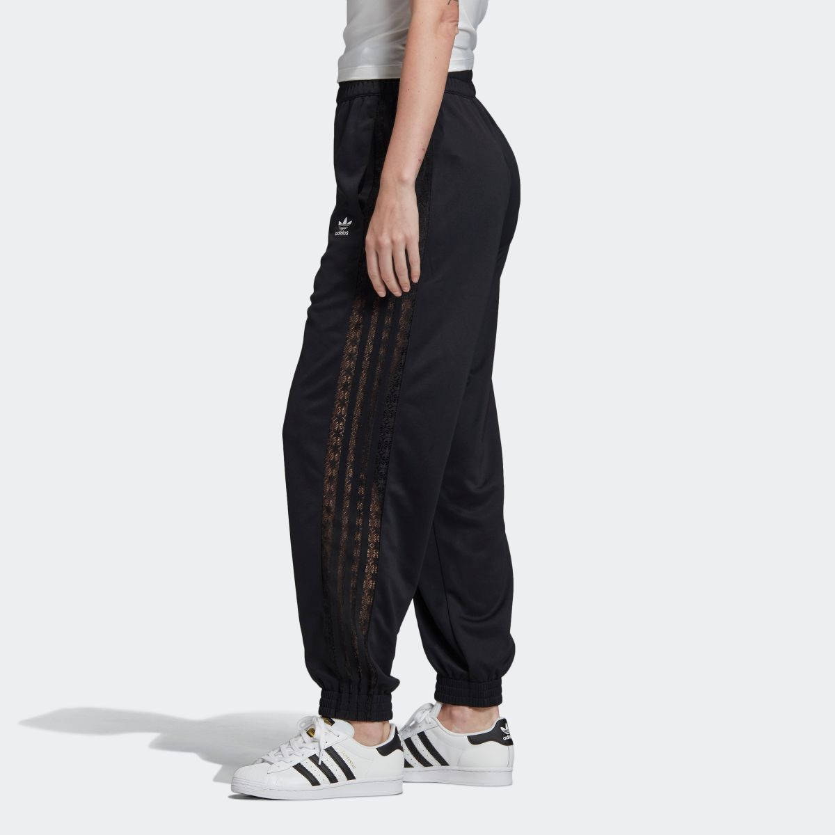 Женские штаны adidas originals (черные) — фото 6