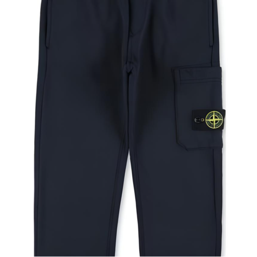 Детские штаны STONE ISLAND (синие) — фото 4