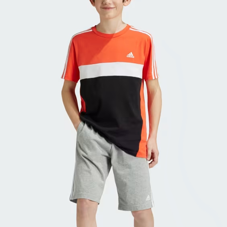 Шорты adidas ESSENTIALS / (серые с белым) — фото 3