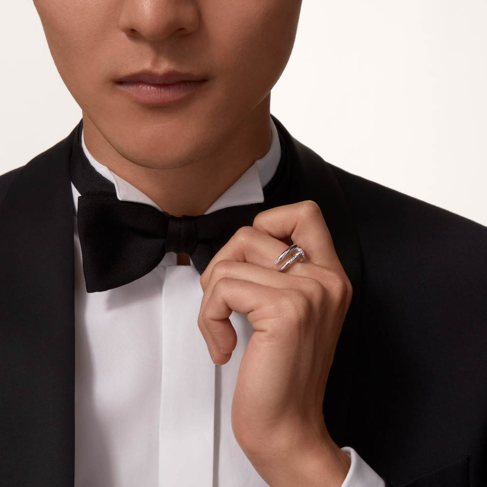 Кольцо Cartier Juste un Clou (белое золото) — Подарочная коробка — фото 3
