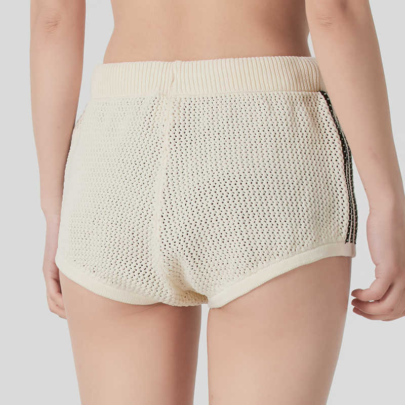 Adidas Women’s Premium Crochet Sprinter Shorts Wonder White