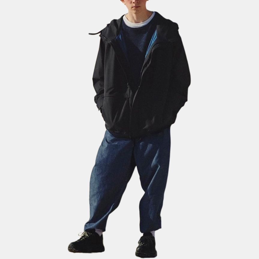 Куртка nanamica FW24 2L Gore-Tex Cruiser Jacket (черная) — Армейский зеленый — фото 9
