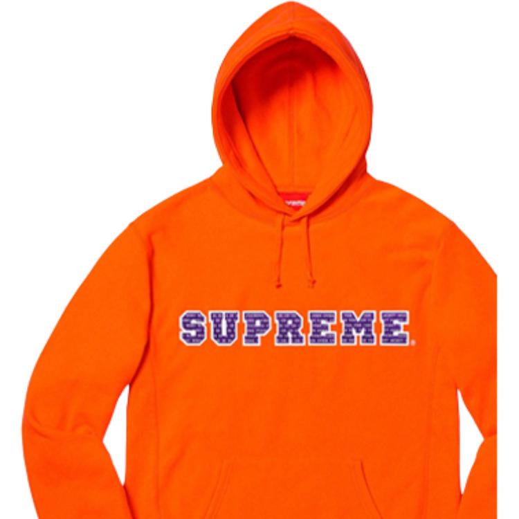 Худи Supreme (оранжевый) — фото 5