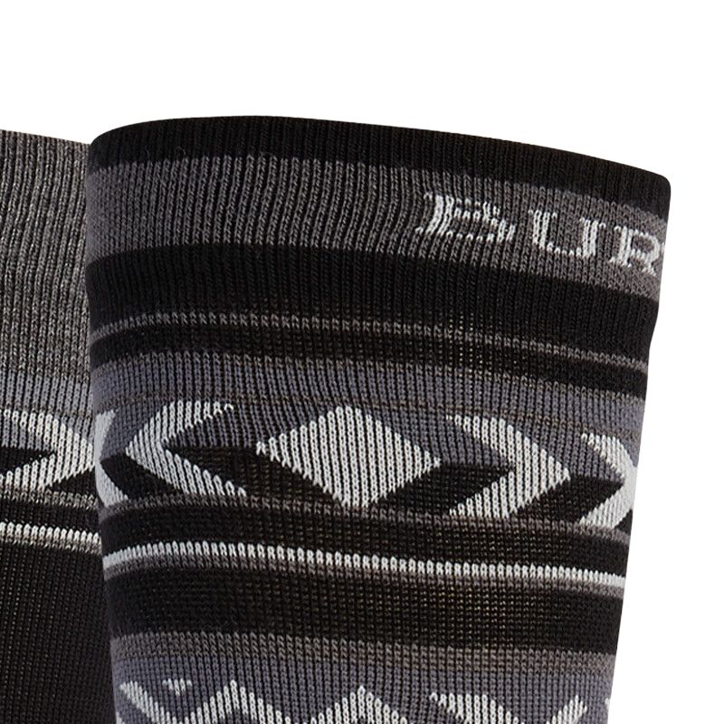 BURTON Ski Socks Women’s 2 Pack Black Gray