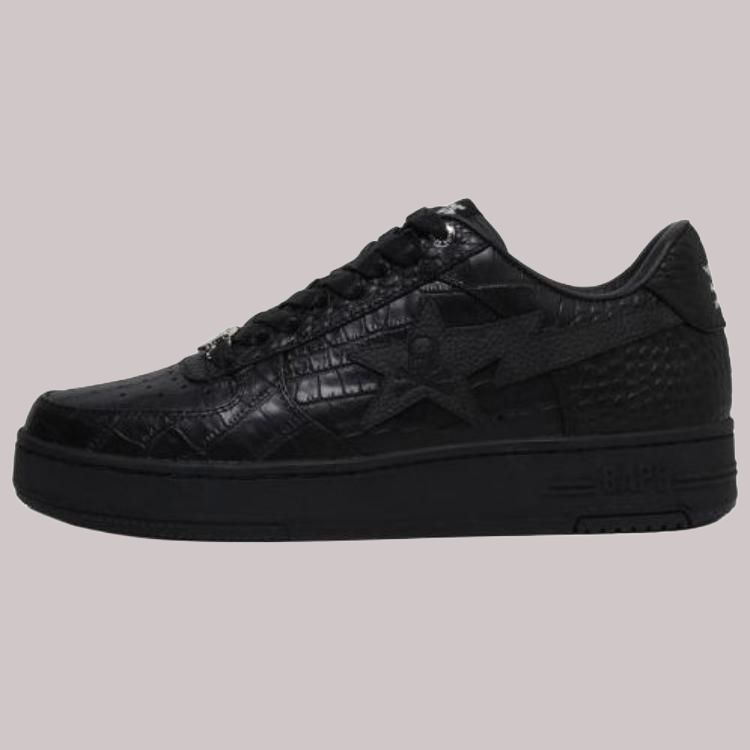 Мужские кеды A BATHING APE × mastermind JAPAN BAPE STA (черный) — Чёрный — фото 5