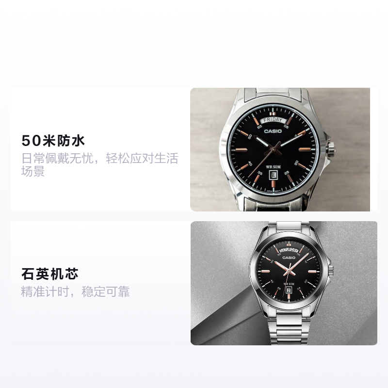 Мужские часы Casio STANDARD (черные) — фото 2