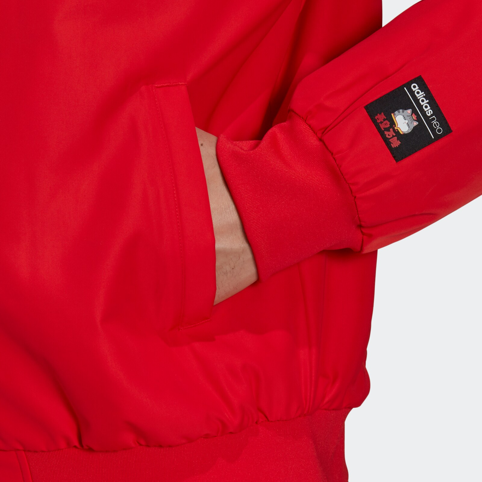 Мужская куртка adidas neo CNY M Cny Ww Pd Jkt (красный) — фото 5