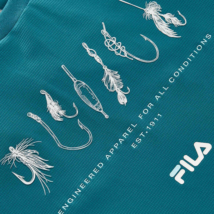 Футболка Fila Kidst (синяя) — фото 3