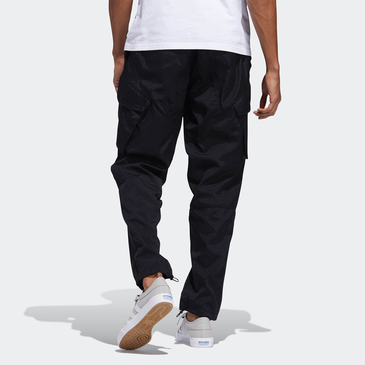 Мужские брюки adidas originals hexpants (черные) — фото 4