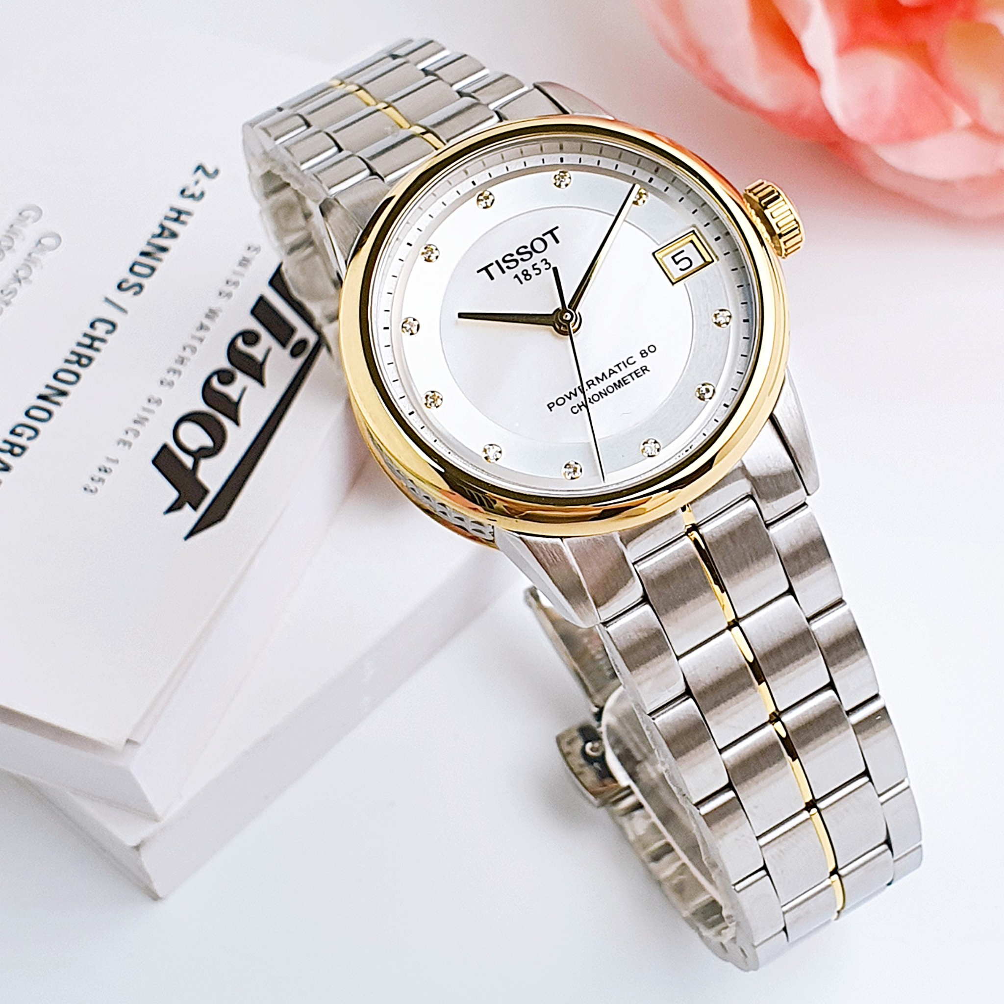 Женские часы TISSOT 30m 33mm (желтый) — фото 5