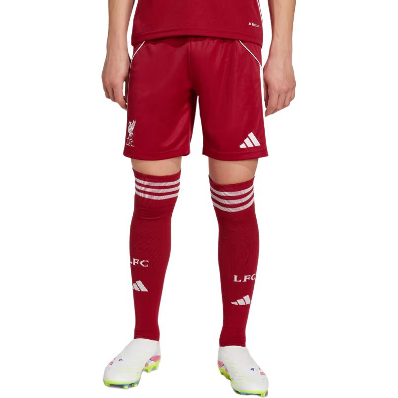 Шорты adidas Liverpool FC 25/26 Home AEROREADY (красные) — фото 2