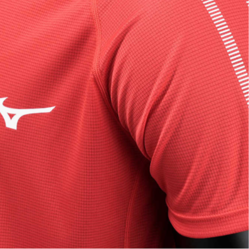Mizuno Running T Shirt Men’s Red