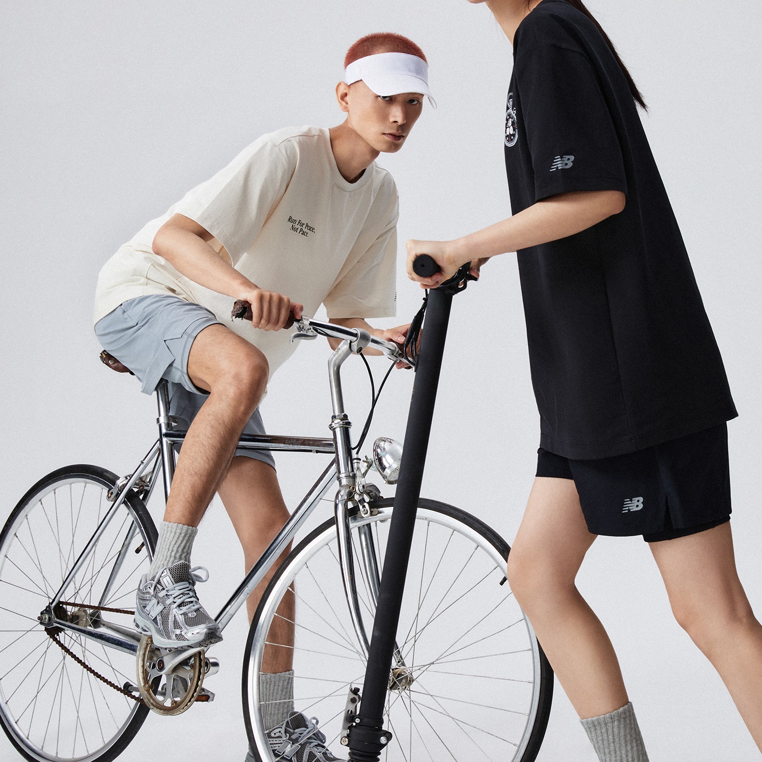New Balance HperSports Designer Collection Sports Shorts Unisex Gray