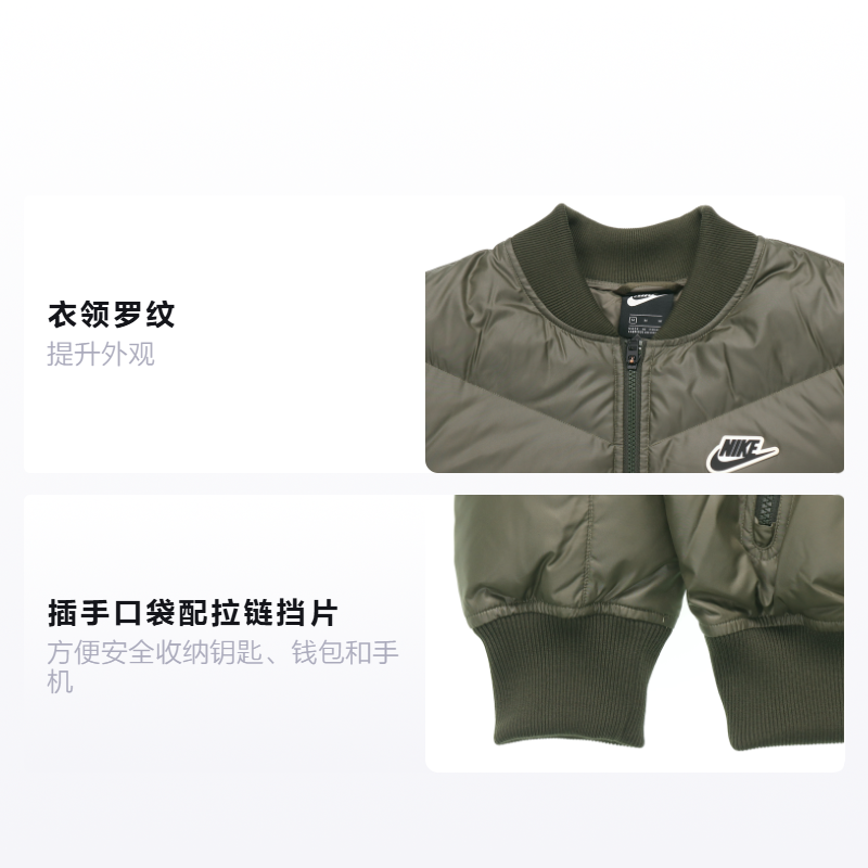 Мужская куртка Nike Sportswear (желто-зеленая) — фото 2
