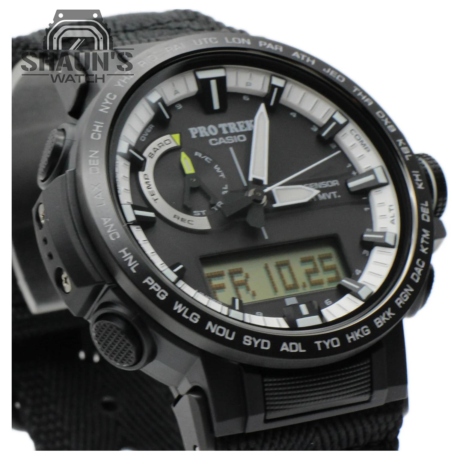 Мужские часы Casio PRO TREK (черные) — фото 4