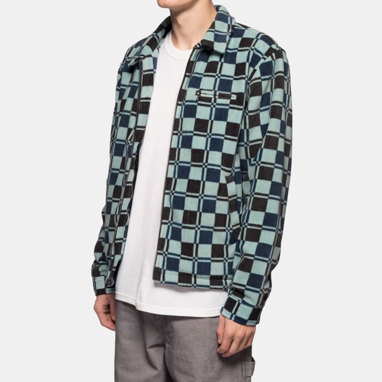 Мужская куртка Stussy (разноцветная клетка) — фото 6
