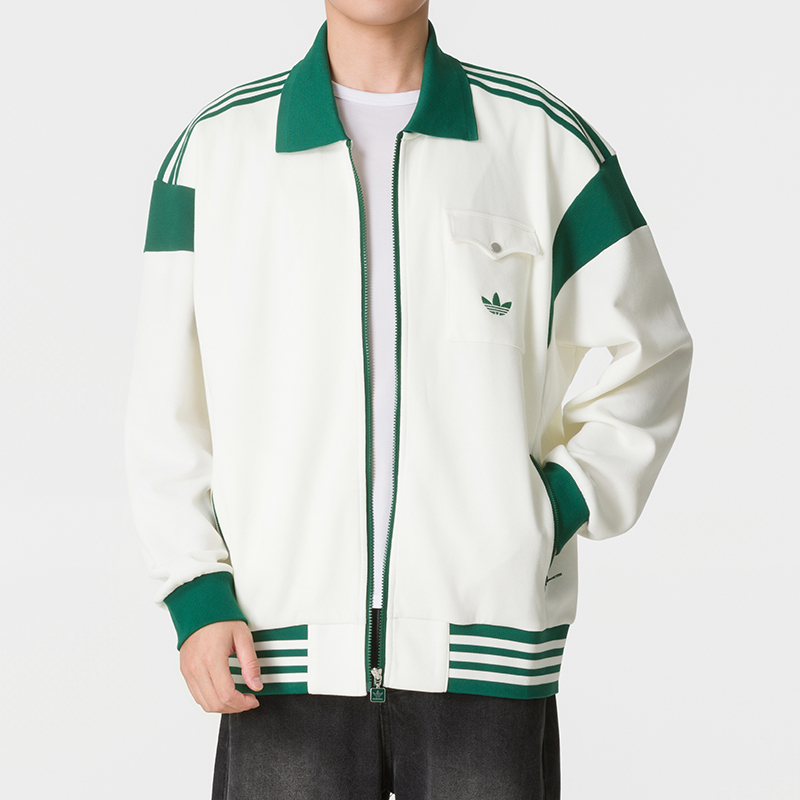 Мужская олимпийка adidas originals TRACK TOP M (разноцветный) — фото 4