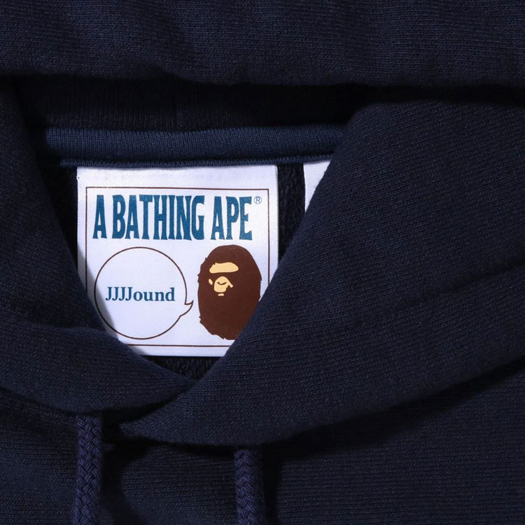 Мужское худи A BATHING APE (темно-синее) — фото 2