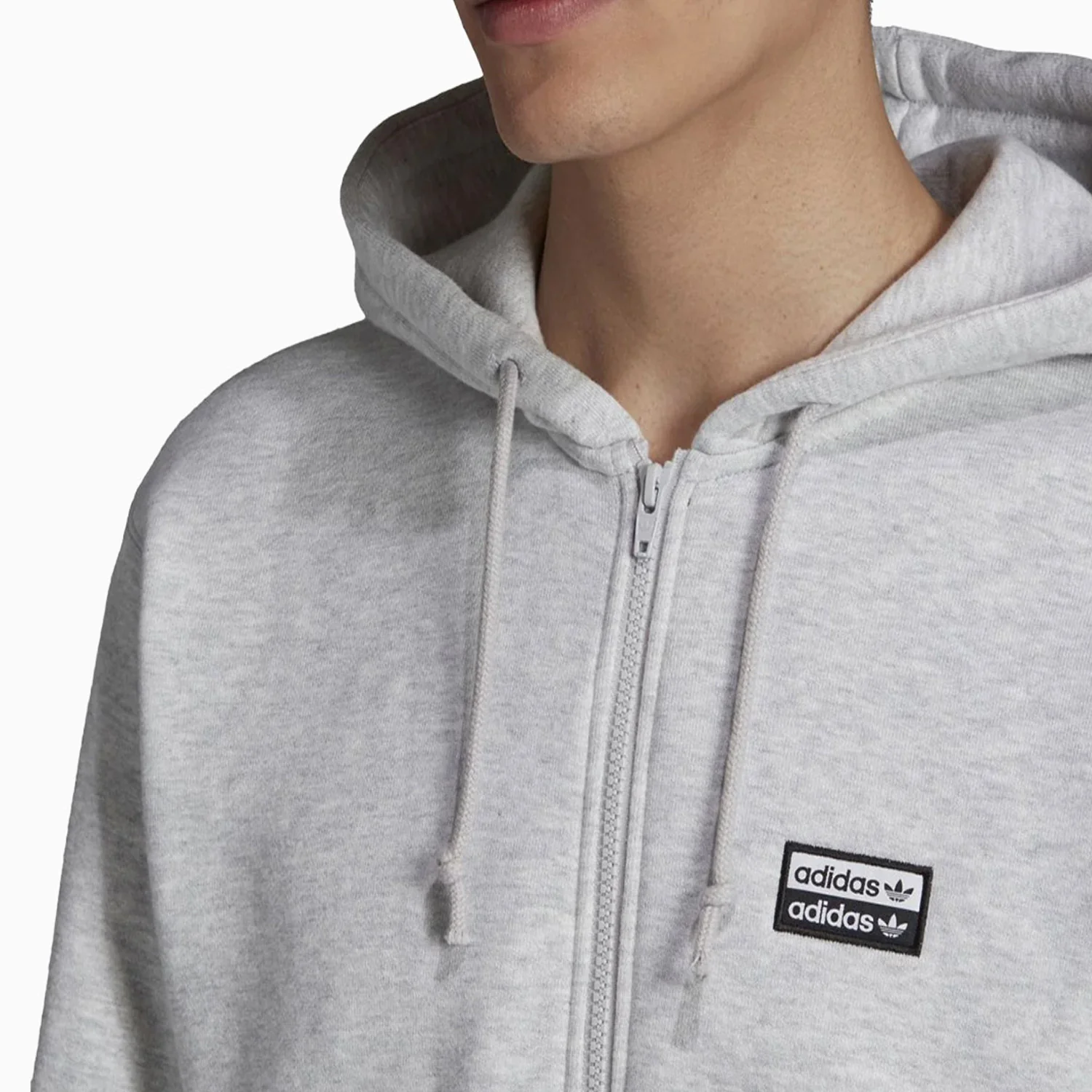 Мужские худи adidas RYV Vocal FZ Hoody (серая) — фото 4