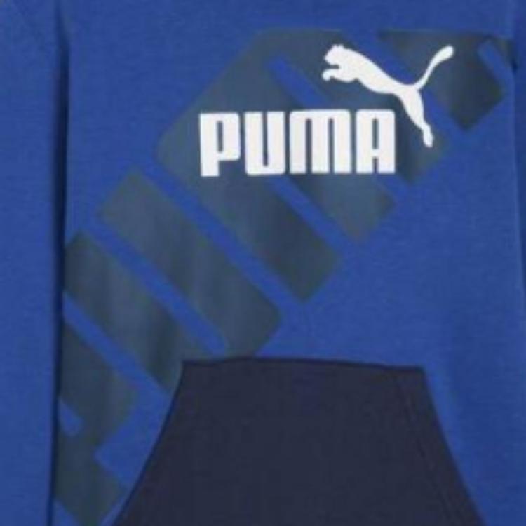 Мужское худи PUMA TEAM (синее) — фото 3