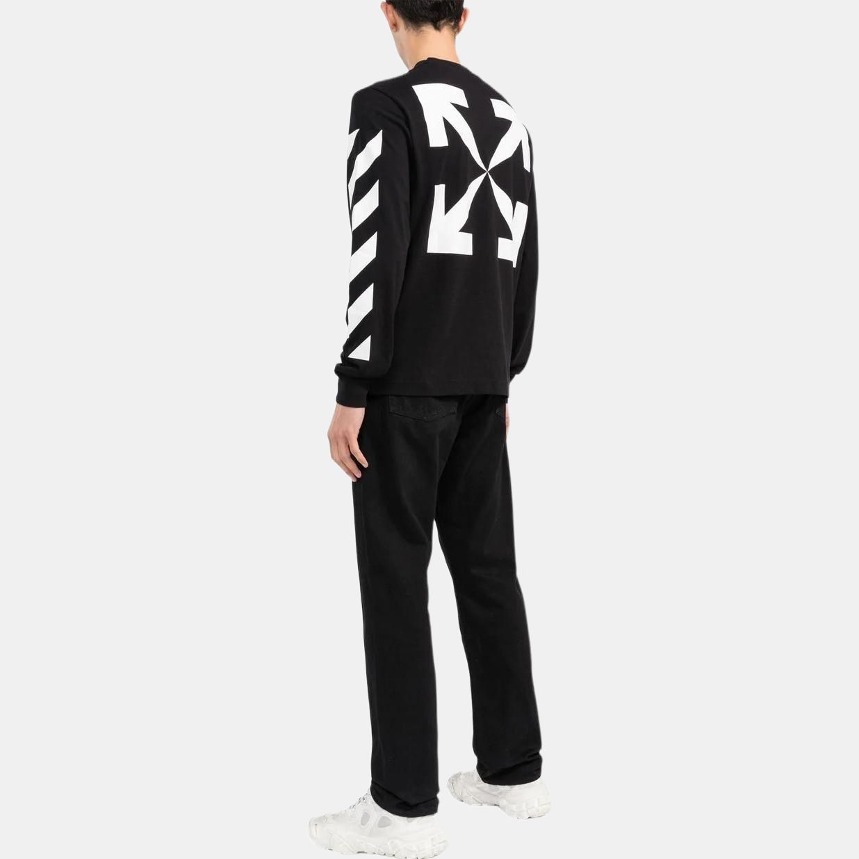 Мужской свитшот OFF-WHITE (черный) — фото 4