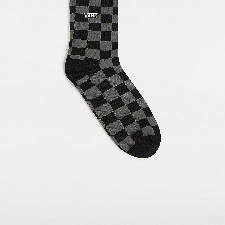 Vans Checkerboard Crew Socks 1 Pair Crew Socks Men’s 1 Pack Gray