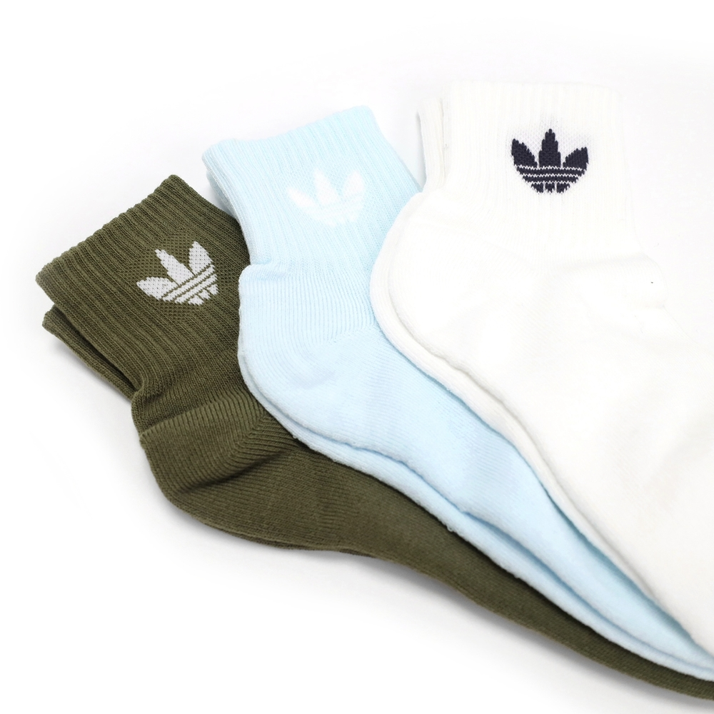 Adidas Originals Ankle Socks Unisex 3 Pack White