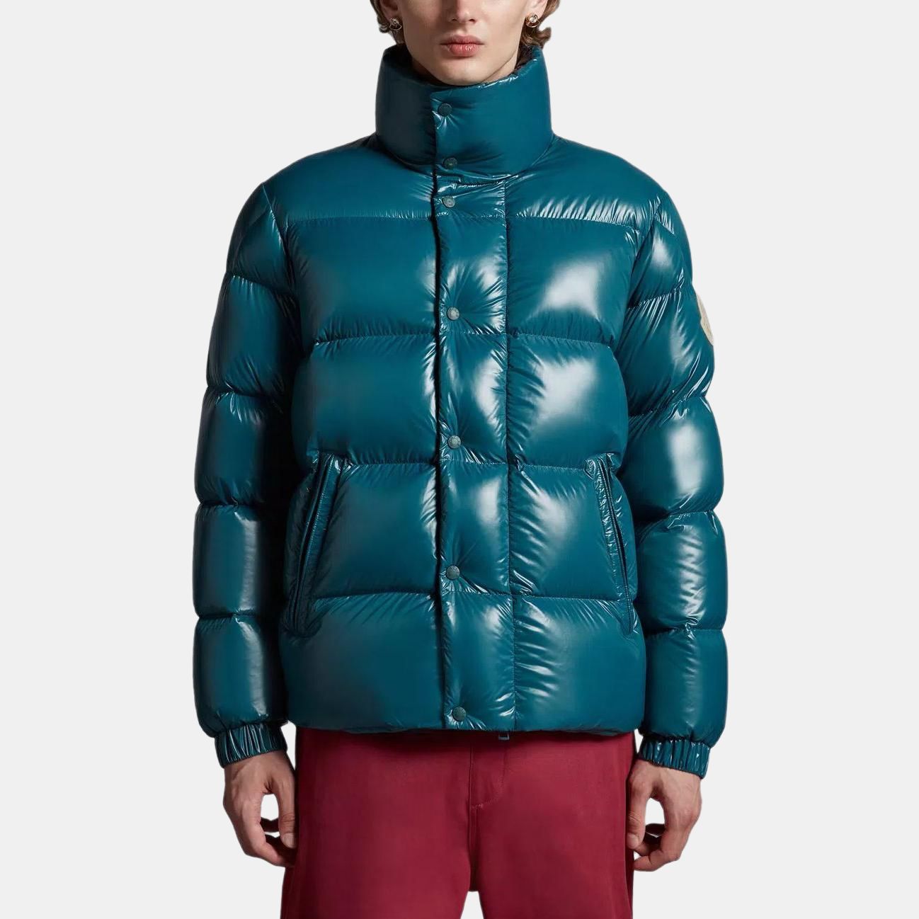 Пуховик Moncler FW23 Dervox (синий) — фото 3