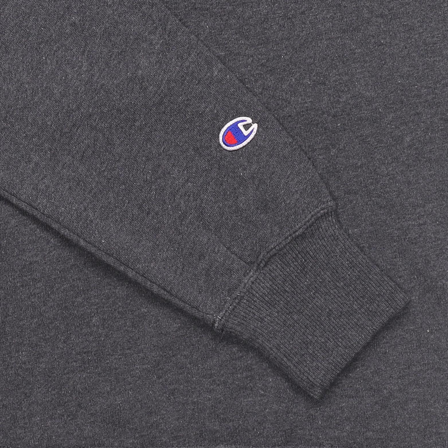 Худи Champion Mini Logo Hoodie (темно-серая) — фото 5
