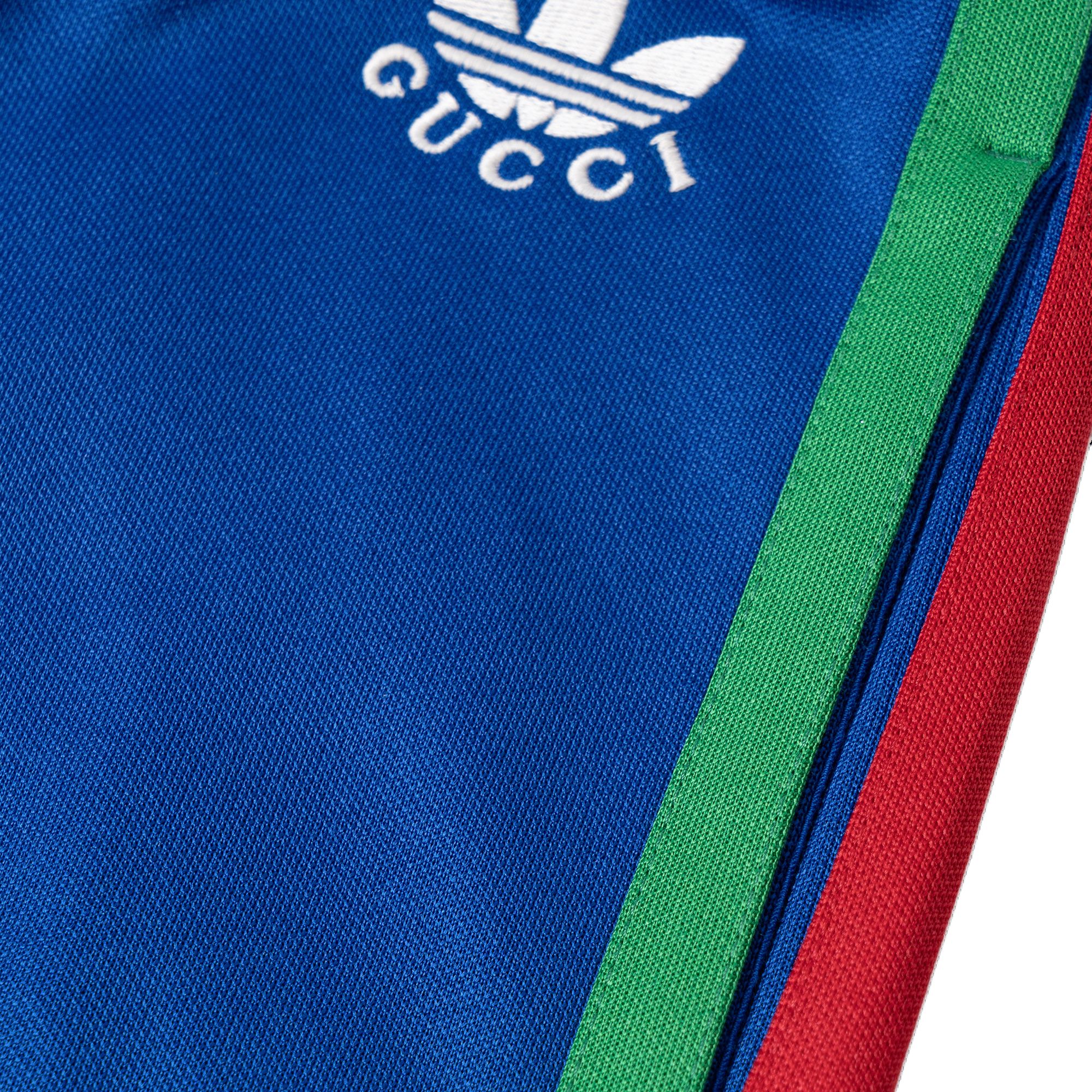 Женские штаны Gucci x adidas originals Logo (синий) — фото 3