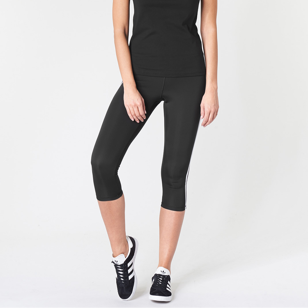 Женские штаны adidas W D2M 3S 34 TIG (черные) — фото 6